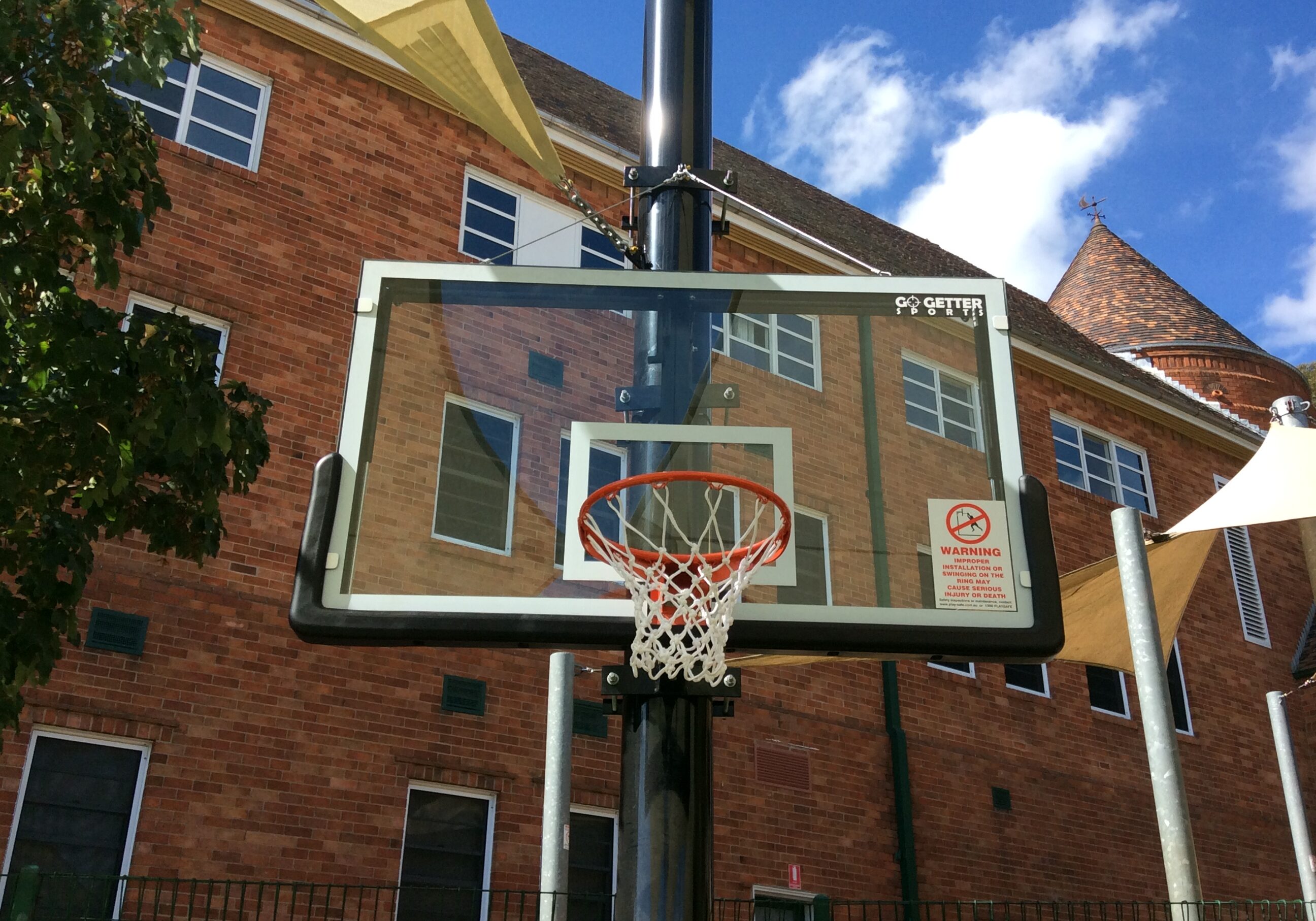 Height Adjustable Basketball Backboard